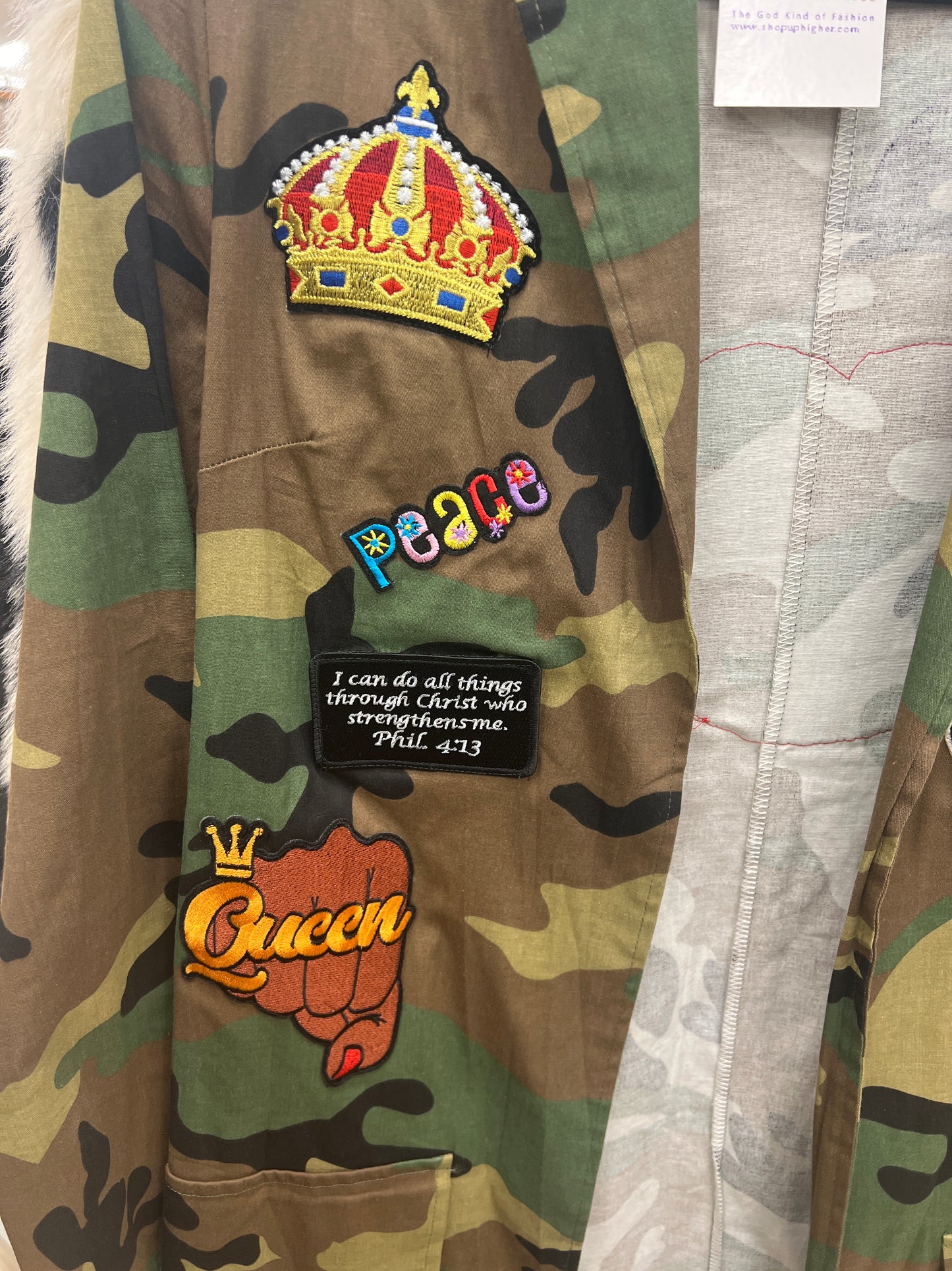 Camo Patched Duster