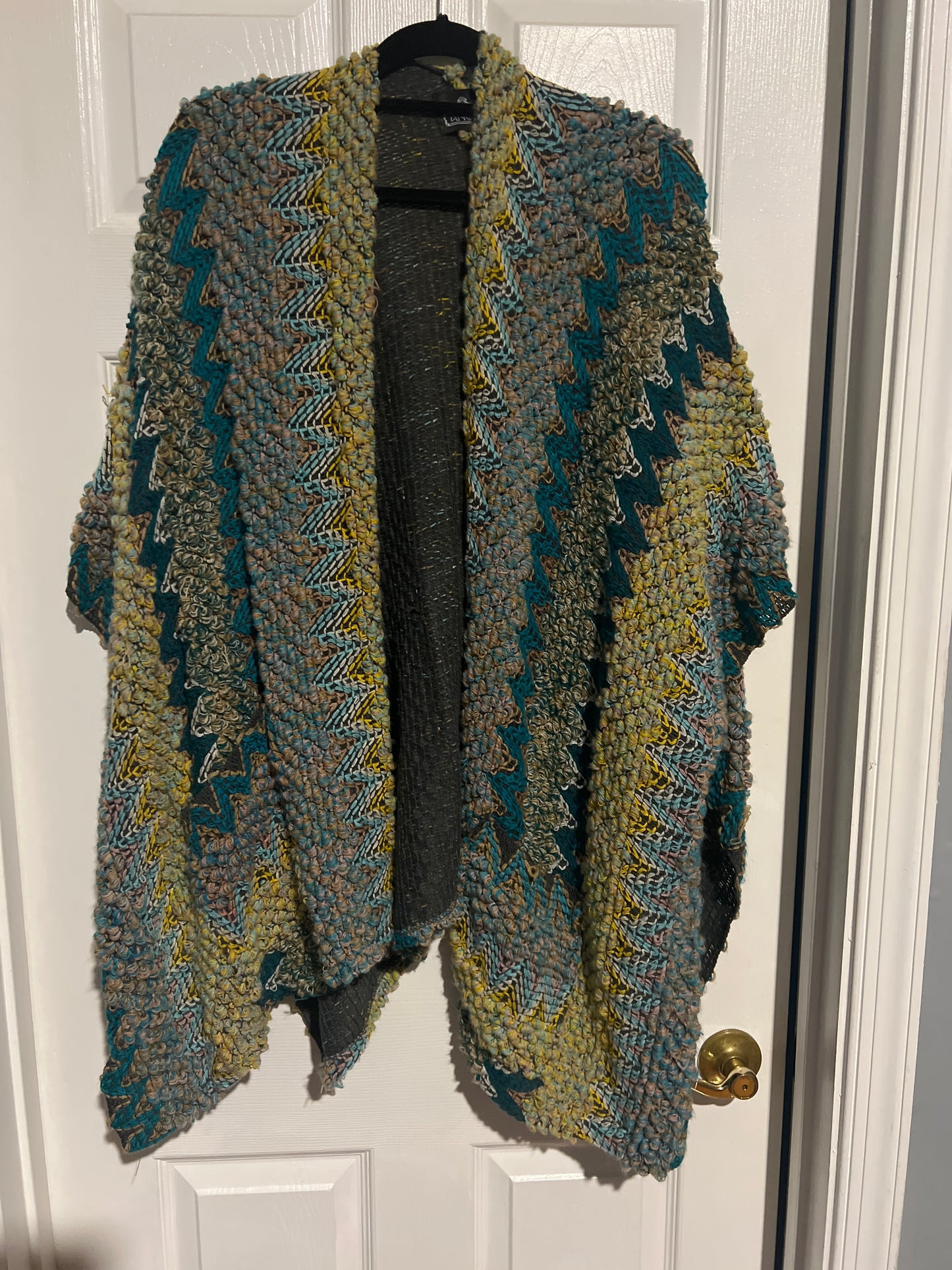 Multi color kimono sweater