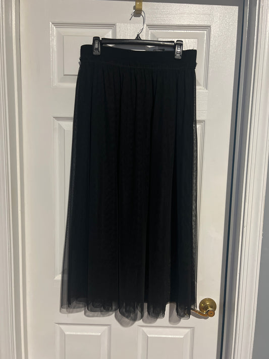 Black tulle skirt